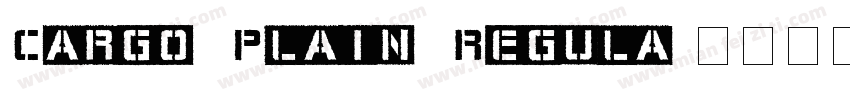 Cargo Plain Regula字体转换